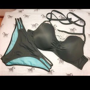 Olive Green Swimsuit